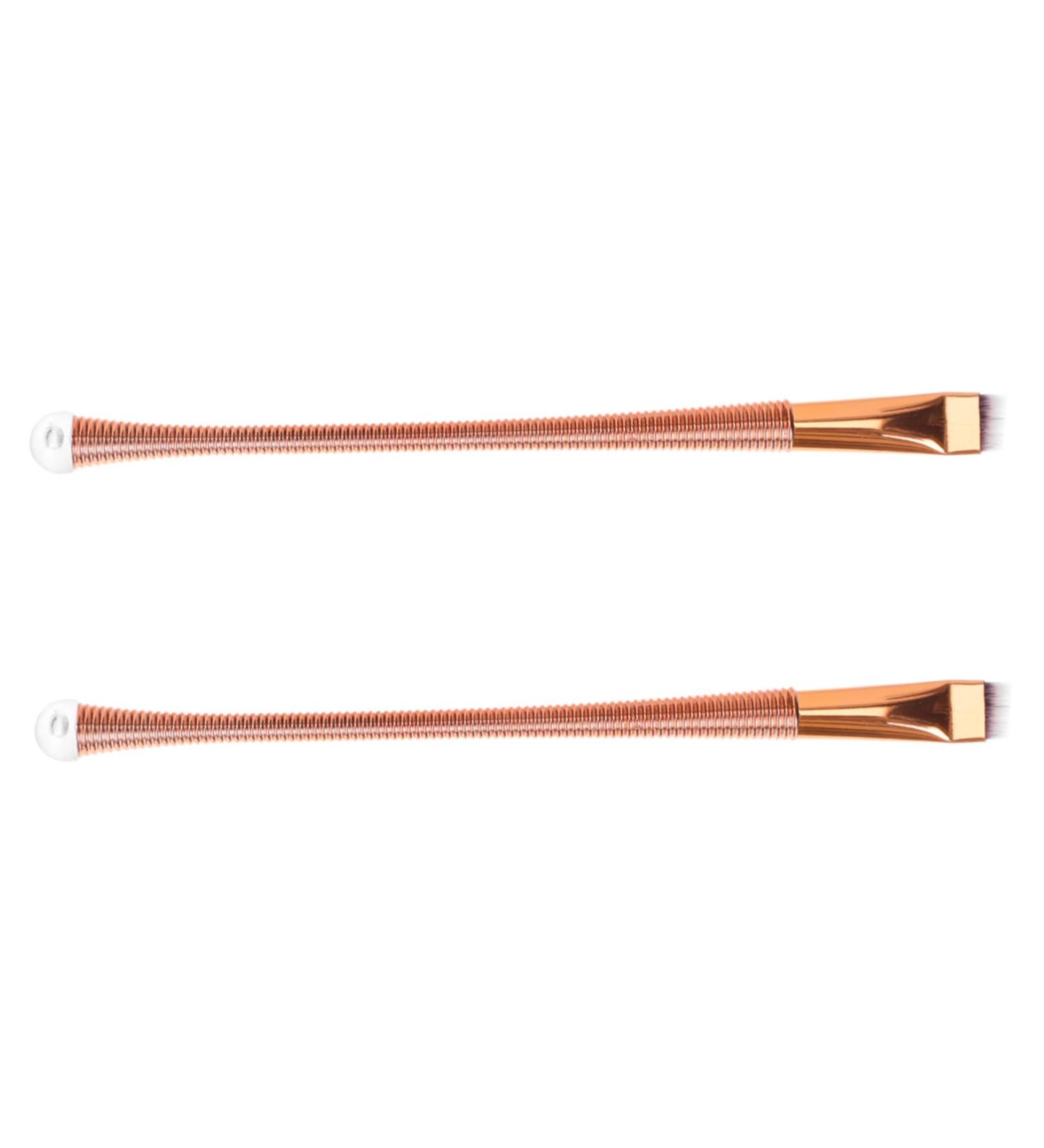 MUSISALY 2pcs Eyeliner Brush Angled Eyeliner Eye Brush Eyeliner Makeup Tool Eyebrow Makeup Brush Plastic - Buy Online on GoSupps.com