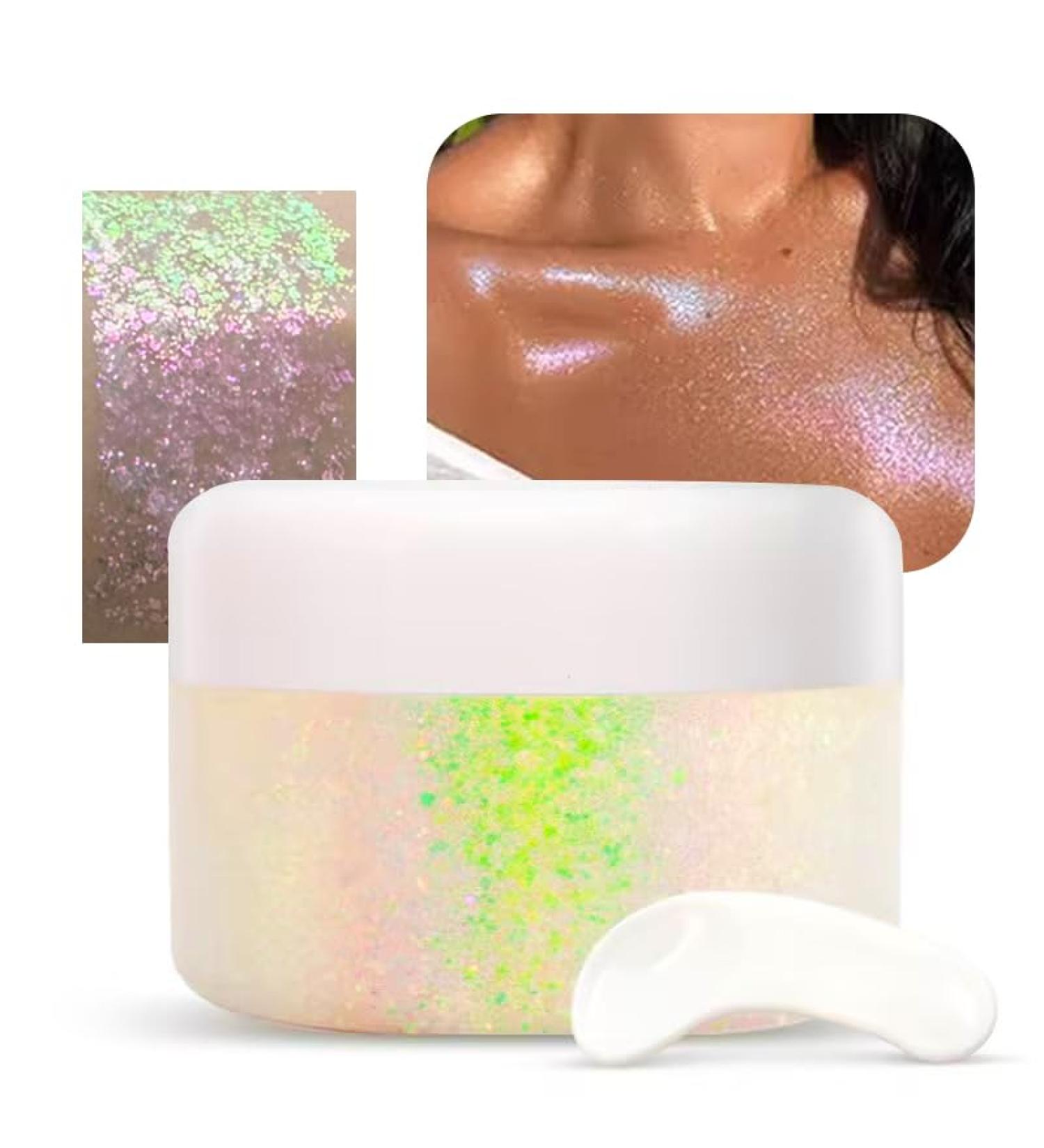 Buy Glitter Gel - Sparkling Face Hair & Body Makeup | Festival Sequin Cosmetics - Buy Online on GoSupps.com
