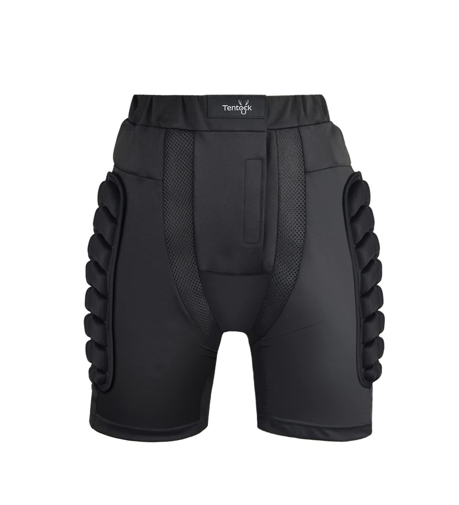 Shop Tentock Protective Pants - Padded Protector Shorts for Skiing Skating & Cycling - Drop Resistance & EVA Pad - 3XL Black - Buy Online on GoSupps.com