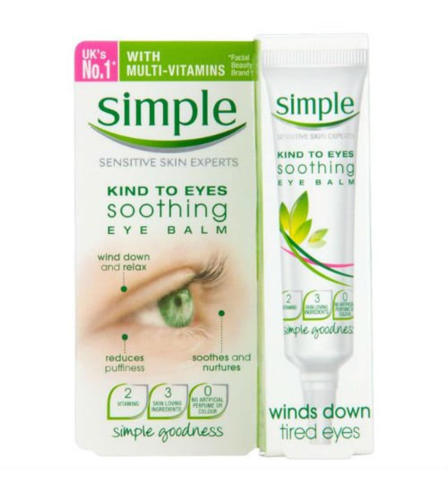 Simple Kind To Eyes Soothing Eye Balm 15ml Case of 6 by Simple