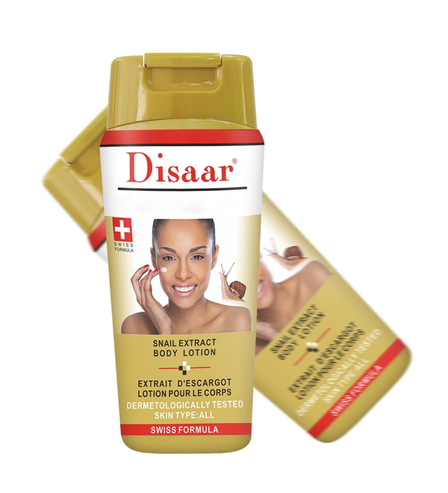DISAAR BEAUTY Disaar Whitening Cream Face Body Legs Knees Private Swiss Formula Essense 250Ml (Snail Extract) - Buy Online on GoSupps.com