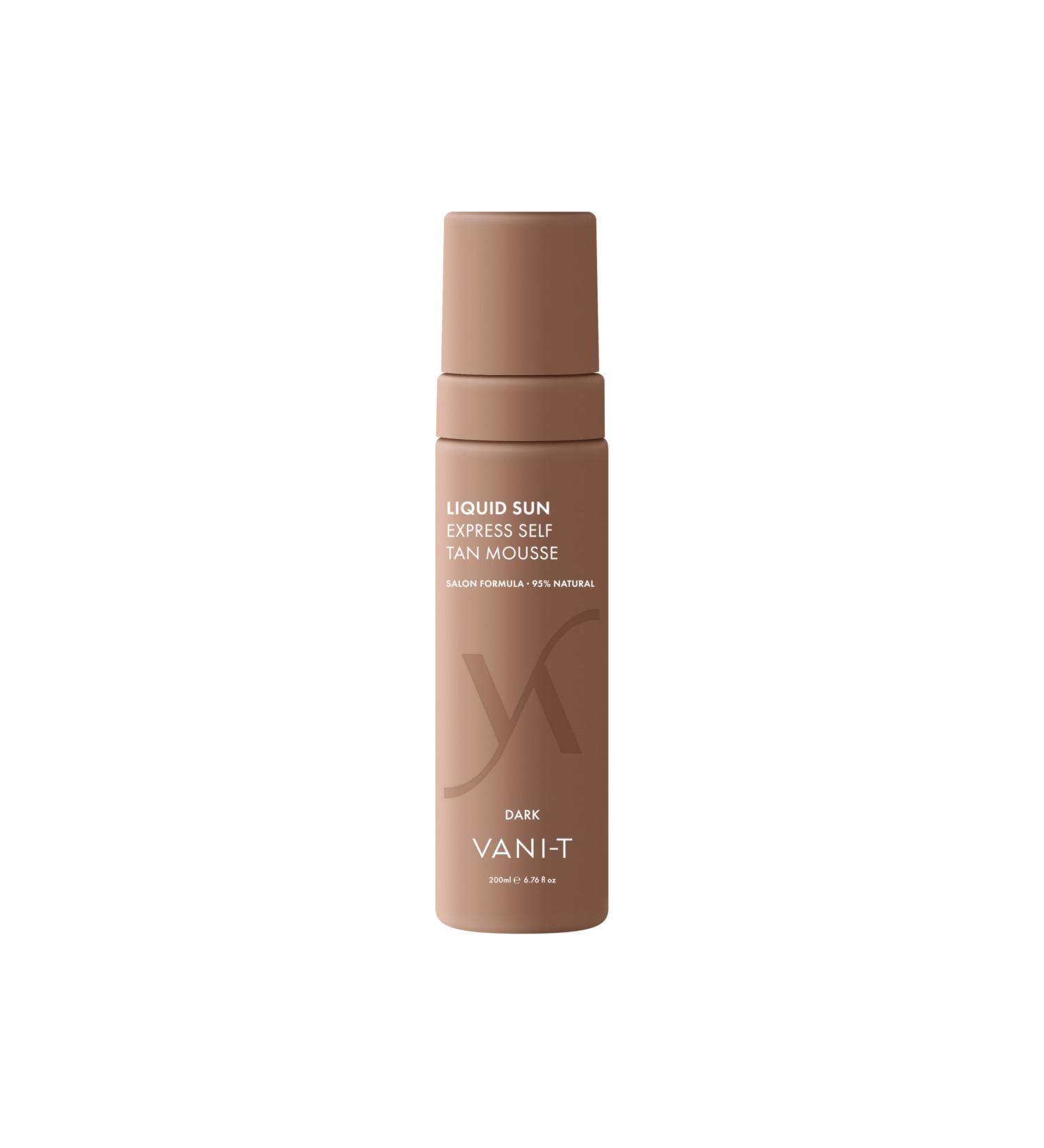Liquid Sun Express Self Tan Mousse - Dark | Best International Self Tanning | Flawless Tan Every Time - Buy Online on GoSupps.com