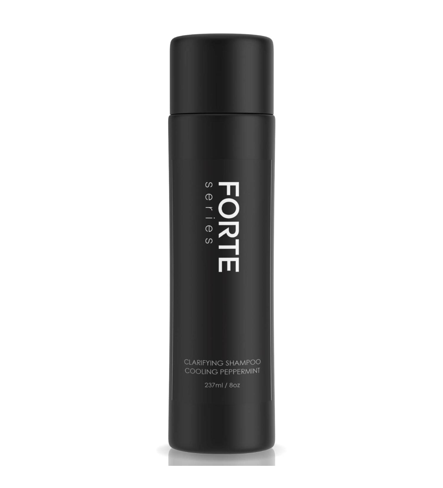 Forte Series Men's Clarifying Shampoo - Hydrating Build Up Removal, Cooling Sensation - Sulfate & Paraben Free (8 Oz) - Buy Online on GoSupps.com