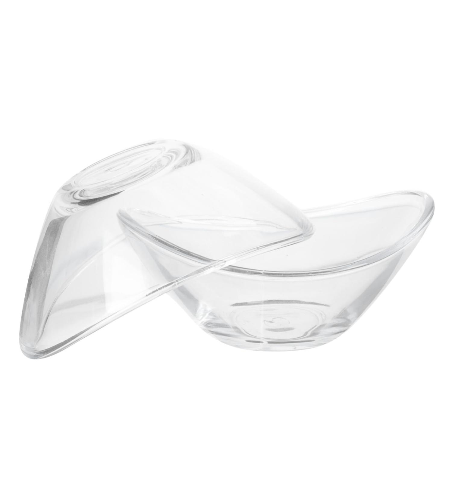 ABOOFAN 2pcs Seasoning Dish Dessert Bowls Glass Disposable Dessert Plates Glass Sauce Dishes Glass Sauce Cup Glass Dessert Bowls Small Bowls for Dips Soy Sauce Seasoning Plate re-usable - Buy Online on GoSupps.com