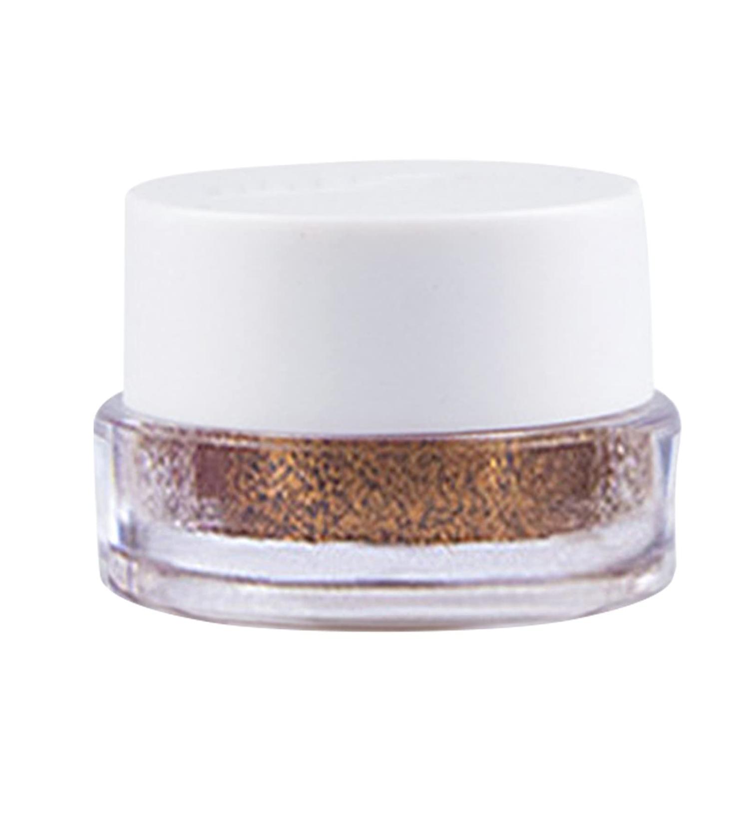 Pearlescent Eye Shadow Natural Lasting Color 7 Colors Optional Wet Eye Shadow Powder Portable Mini Eye Shadow Jar Light Highlighter Makeup (C One Size) One Size C