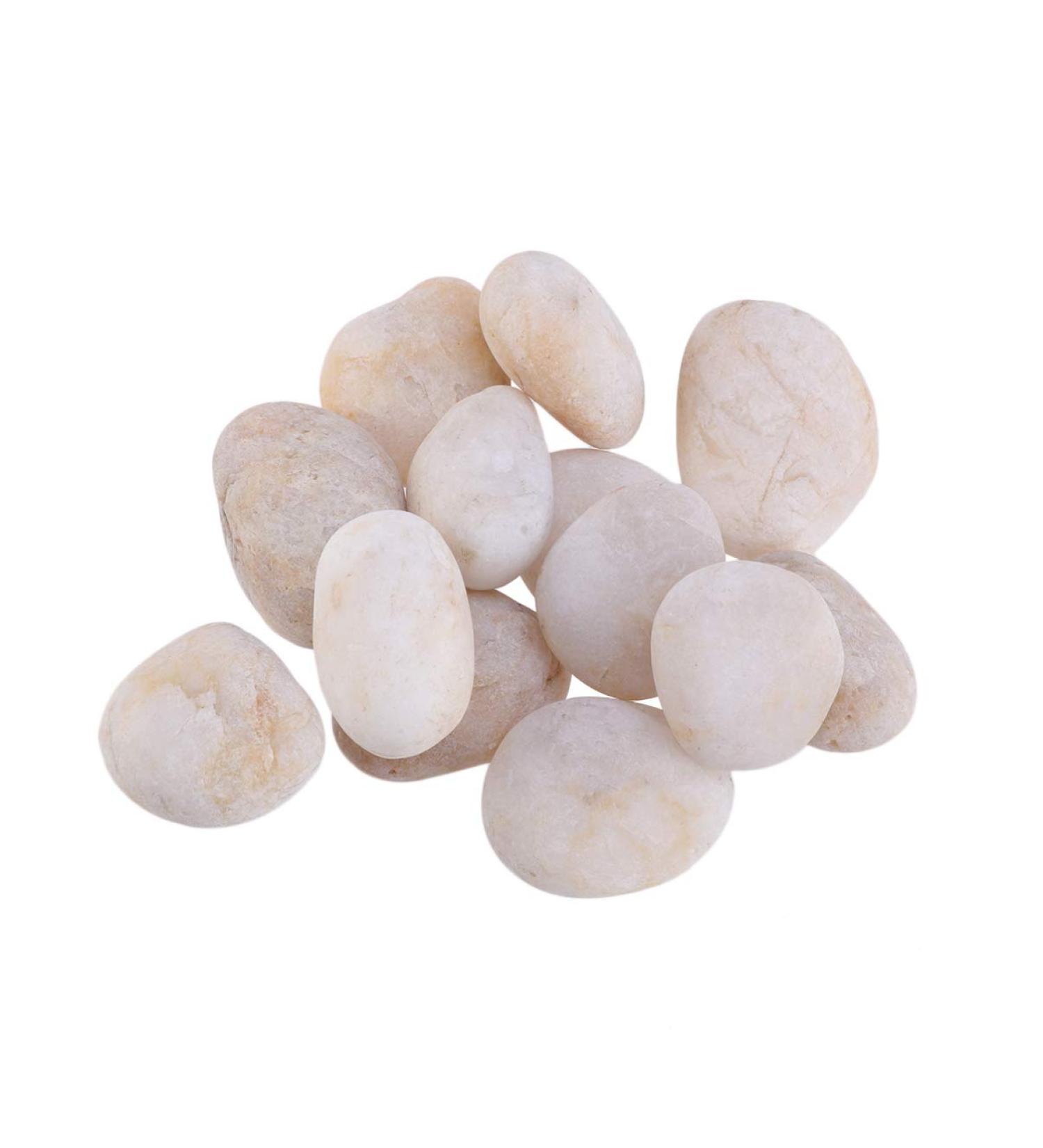 Hemoton DIY Crafts Painting Rocks - 500g White River Stones for Kids Art Supplies - Buy Online on GoSupps.com