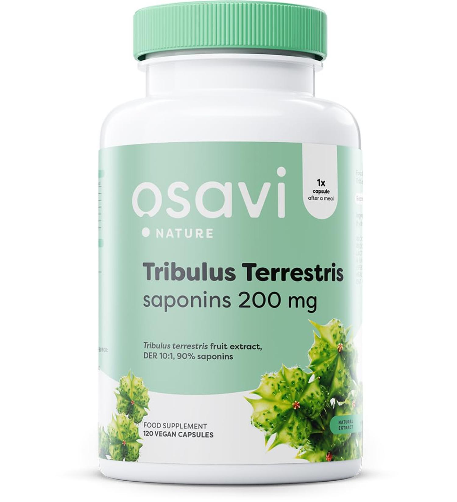 Osavi Tribulus Terrestris 200mg Saponins- 120 Vegan Capsules | Top Quality Supplement - Buy Online on GoSupps.com