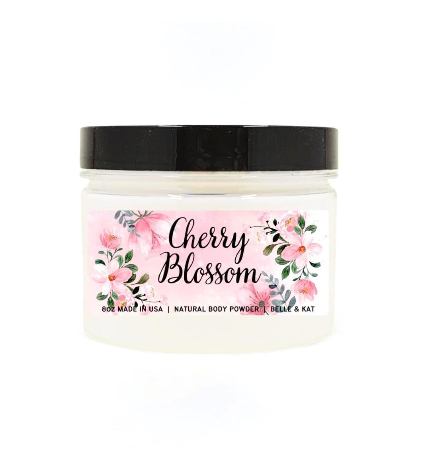 Cherry Blossom Scented Body Powder for Men & Women Perfume Dusting Powder Bath Powder with Fragrance & Essential Oils Talc Free 8oz Container Made in USA Cherry Blossom (Body Powder) - Buy Online on GoSupps.com