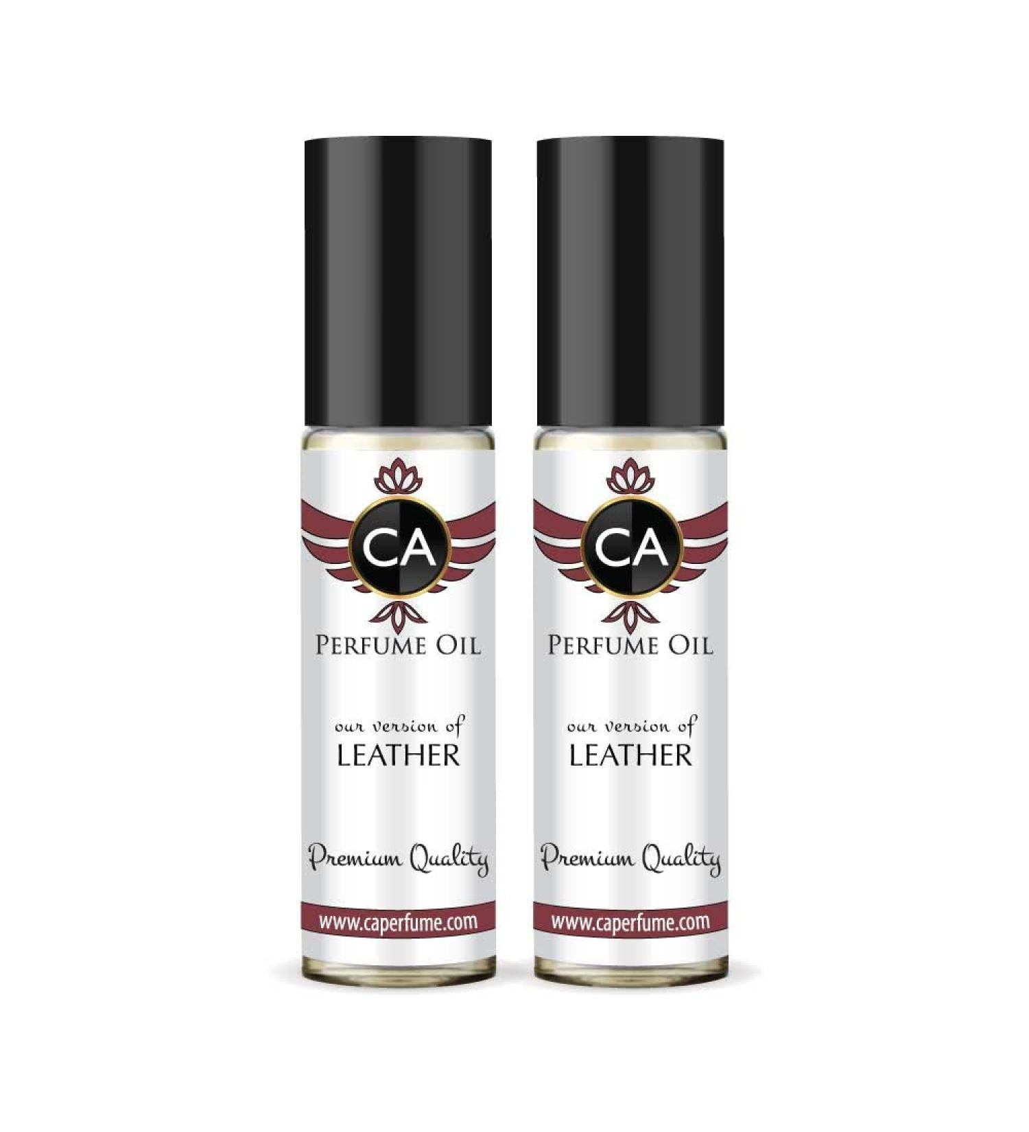 CA Perfume Impression of Emra Leather For Women & Men Replica Fragrance Body Oil Dupes Alcohol-Free Essential Aromatherapy Sample Travel Size Concentrated Long Lasting Attar Roll-On 0.3 Fl Oz-X2 - Buy Online on GoSupps.com