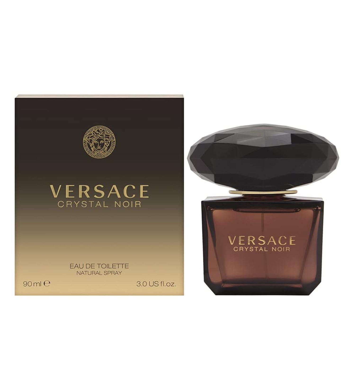 Versace Crystal Noir by Versace for Women 3.0 oz Eau de Toilette Spray 3 Fl Oz (Pack of 1)