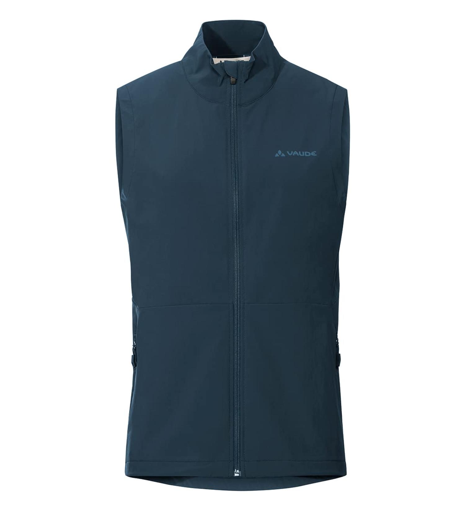 VAUDE Men's Yaras Vest L - Dark Sea Uni | Lightweight Eco-Friendly Outdoor Vest for International Shipping - Buy Online on GoSupps.com
