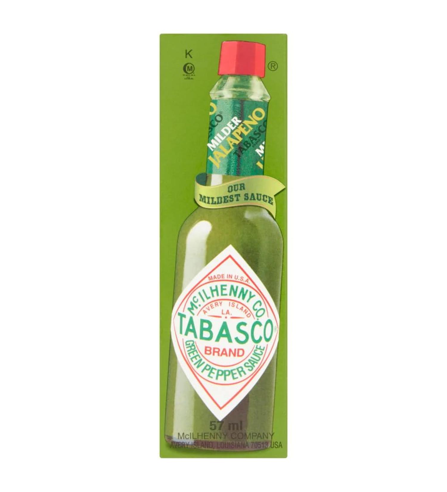 Tabasco Zesty Milder Jalape o Sauce 57ml