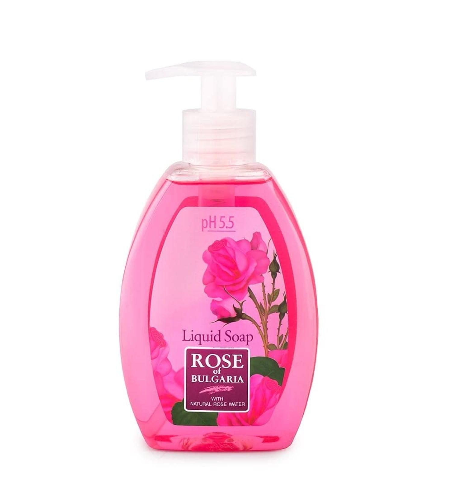 Biofresh Rose of Bulgaria Liquid Soap with Natural Rose Water 10 fluid ounces