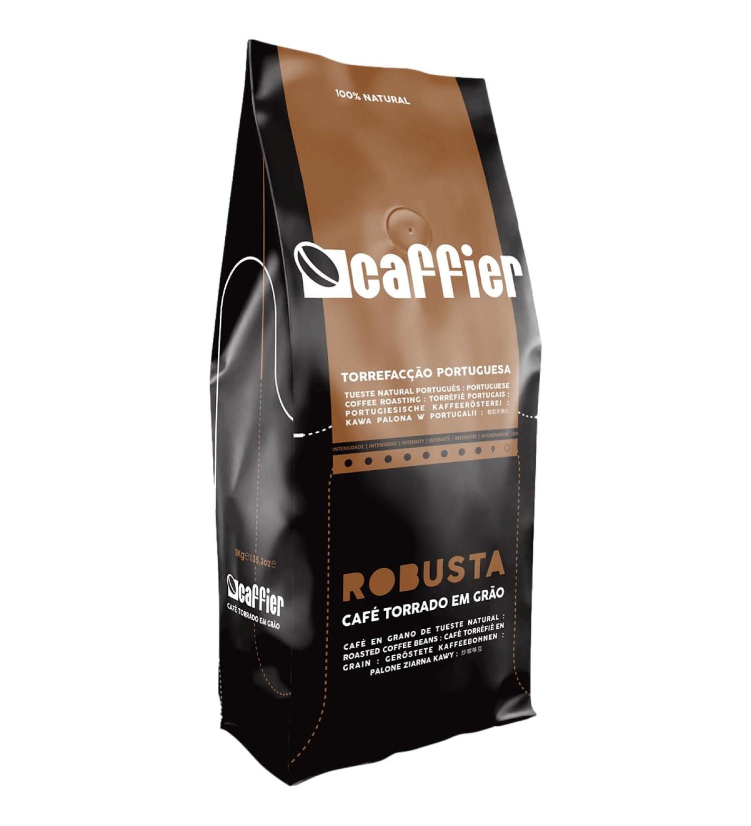 Coffee - Natural Robusta Coffee Beans Caffier 1 Kg