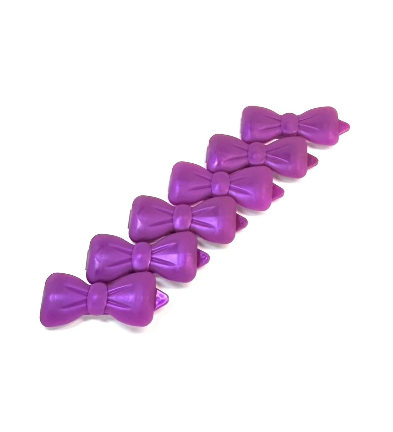 Shop Stylish Mother of Pearl Purple Hair Bow Clip for Dogs | Premium Pet Accessories - Buy Online on GoSupps.com