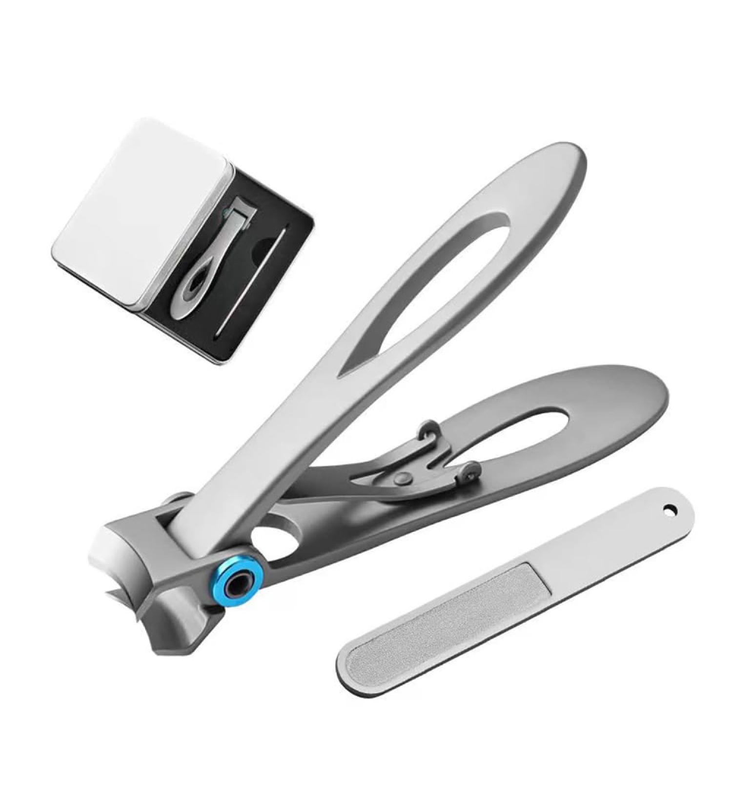 RIMEI Toe Nail Clippers 16mm Wide Jaw Opening Toenail Clippers for Seniors Thick Toenails Curved Nail Cutter and Straight Nail Clipper Set Finger Nail Clippers Adult Silver - Buy Online on GoSupps.com