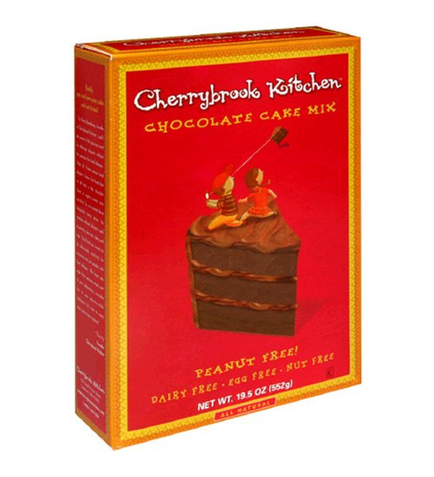 Cherrybrook Kitchen Chocolate Cake Mix, Peanut Free!, 19.5-Ounce Boxes (Pack of 6)