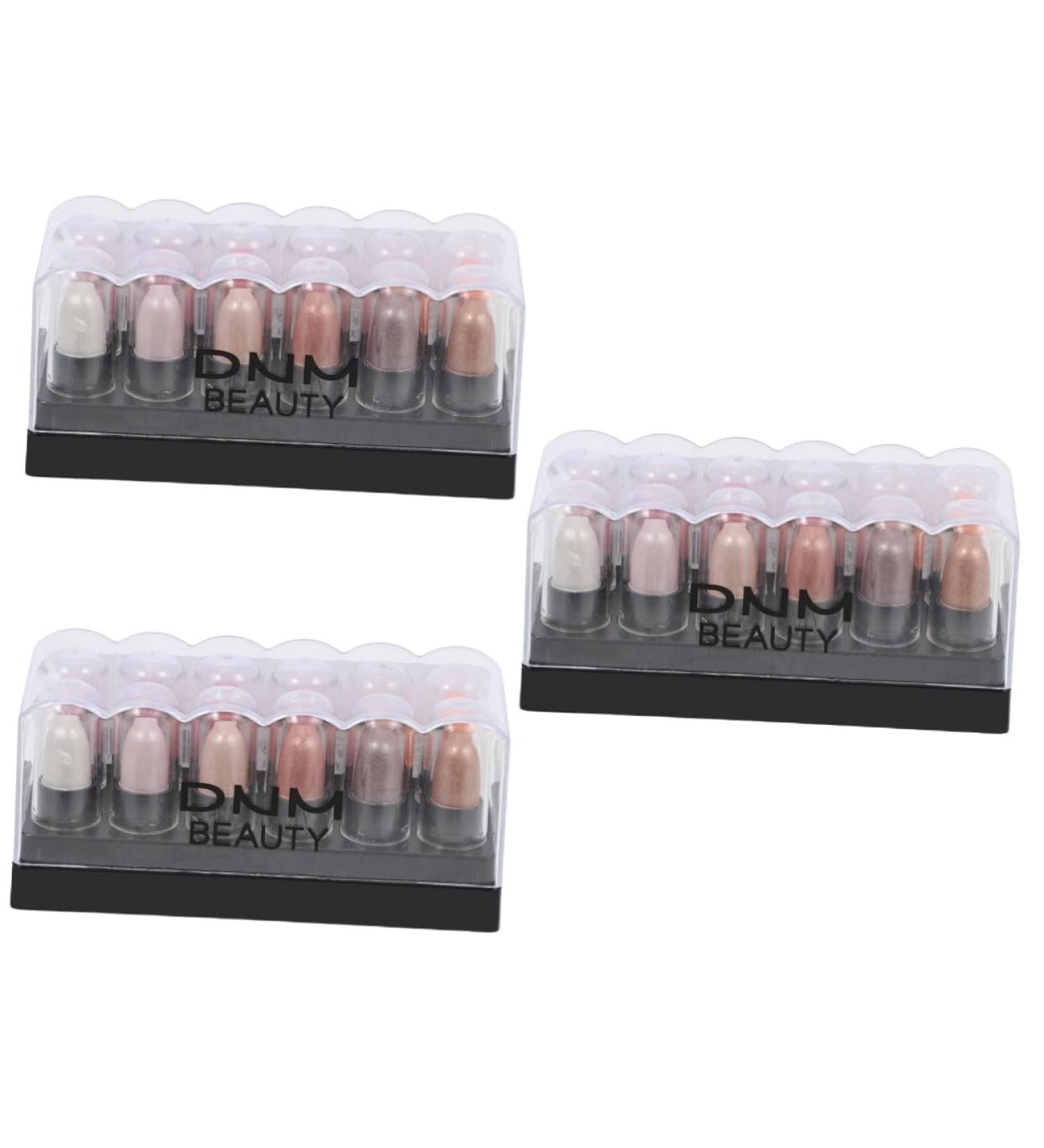 Ipetboom 3 Boxes 12 Shadow Box Eyeshadow Stick Ladies Suits Eyeshadow Pen Brightening Stick Woman - Buy Online on GoSupps.com