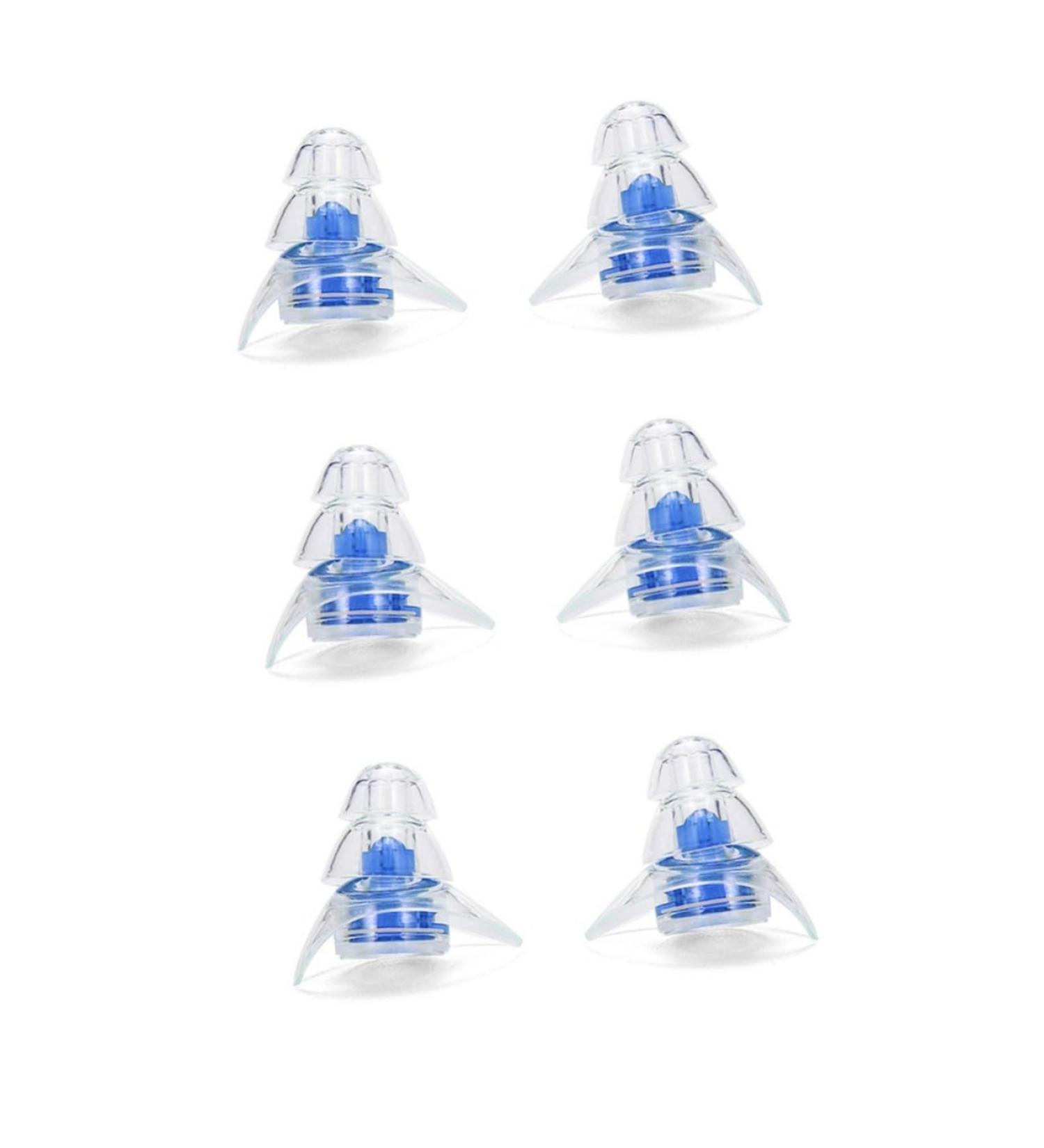 Buy Hemoton 3 Pairs Noise Filtering Musician Earplugs - Reusable Silicone Noise-Canceling Ear Plugs for Travel | International Shipping Available - Buy Online on GoSupps.com