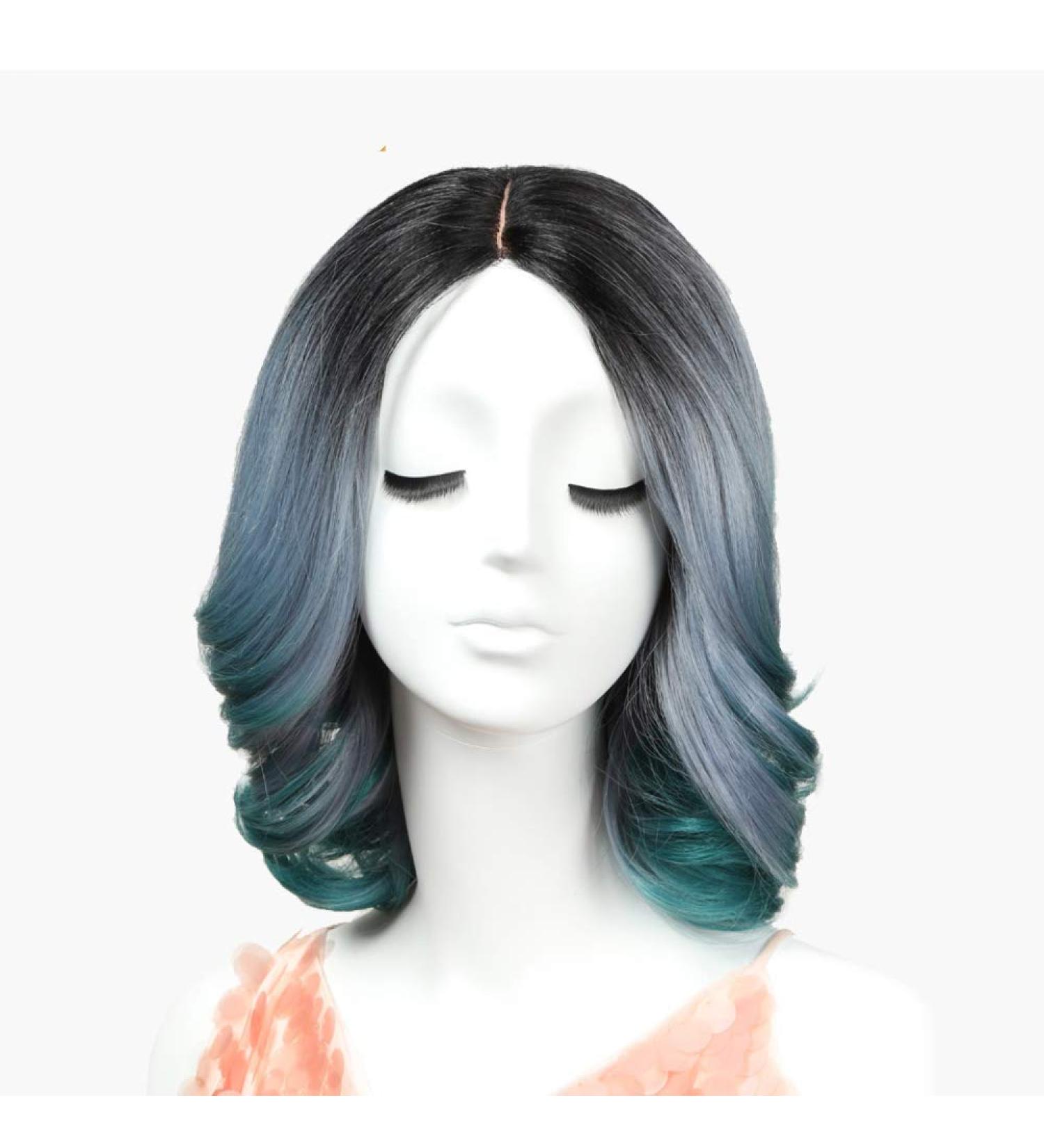 SHIYID Synthetic Hair Wigs for Black Women - Wavy Short Lace Wigs for African American Style - Buy Online on GoSupps.com