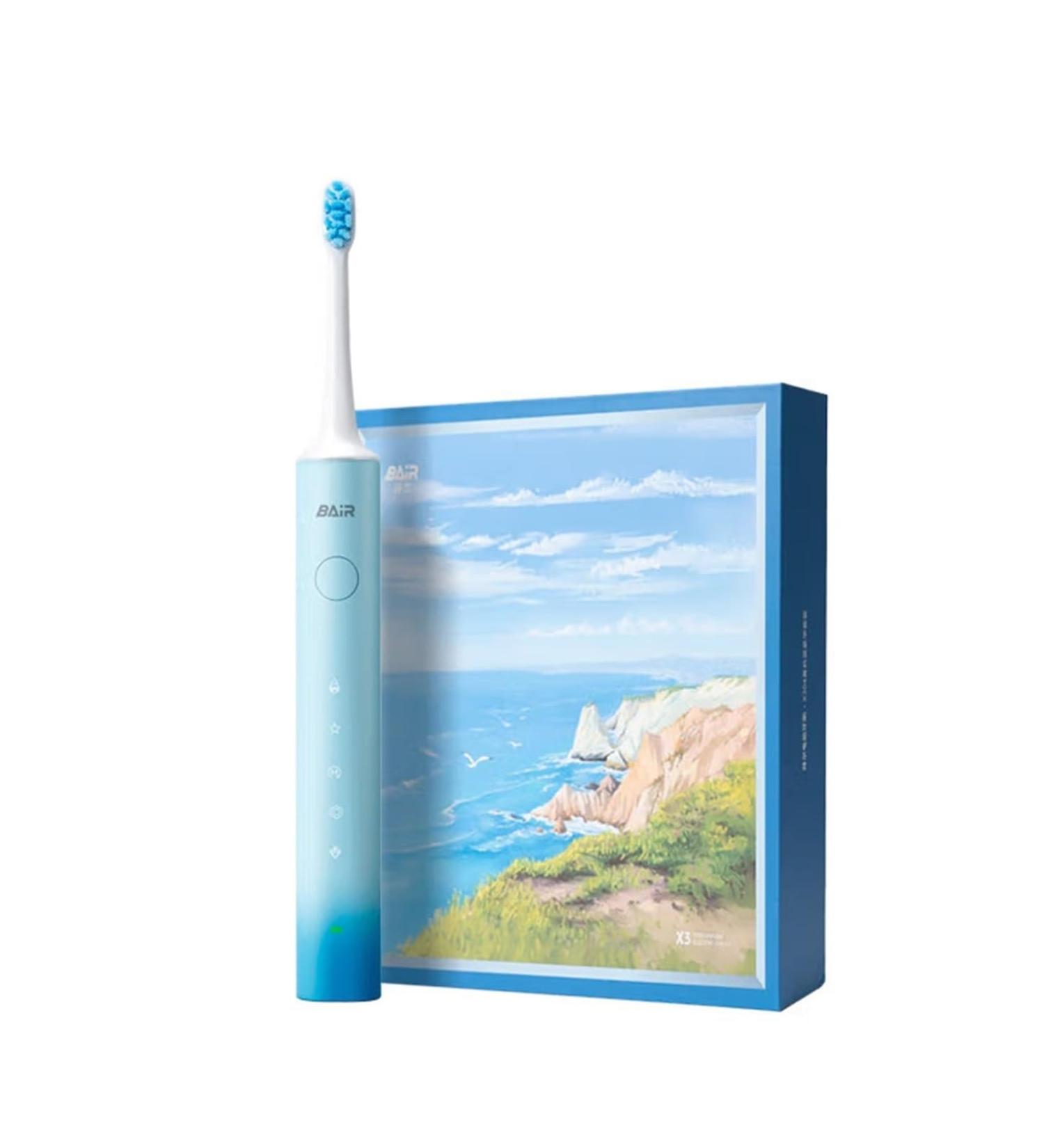 BAIR X3 Smart Sonic Electric Toothbrush - Rechargeable Adult Couples Set | Ideal Gift for Men & Women - Stylish Black Design - Buy Online on GoSupps.com