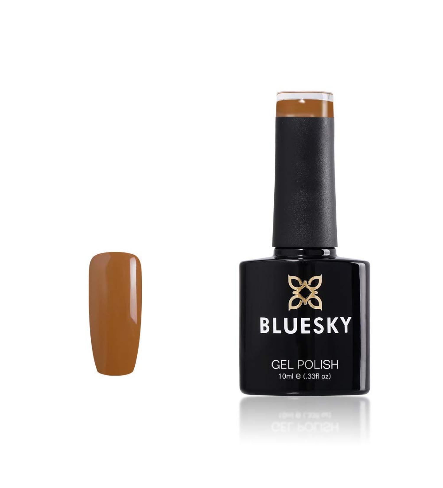 Bluesky Gel Nail Polish Velvet Touch A105 Nude Brown Long Lasting Chip Resistant 10 ml (Requires Drying Under UV LED Lamp) Velvet Touch 10 ml (Pack of 1) - Buy Online on GoSupps.com