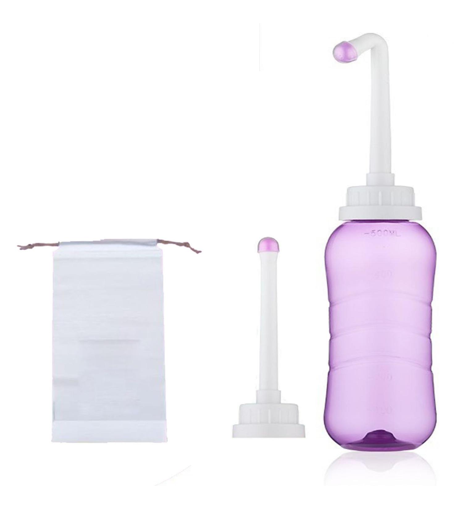 Brigtviee Portable Bidet - Intimate Shower Relief for Postpartum Care | 50ml Purple Peri Bottle for Vaginal Hygiene - Buy Online on GoSupps.com