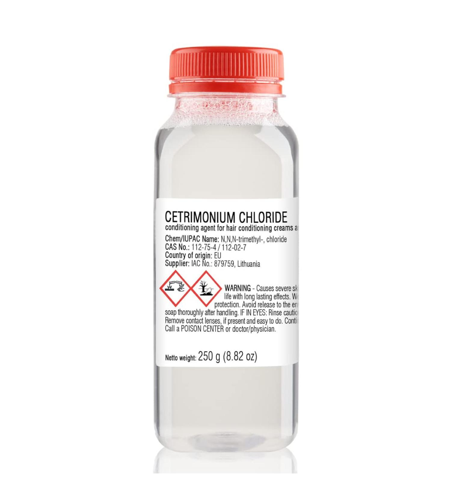 Cetrimonium Chloride 250g | Liquid Conditioning Agent for DIY Cosmetics & Hair Care Emulsions | 8.82 oz - Buy Online on GoSupps.com
