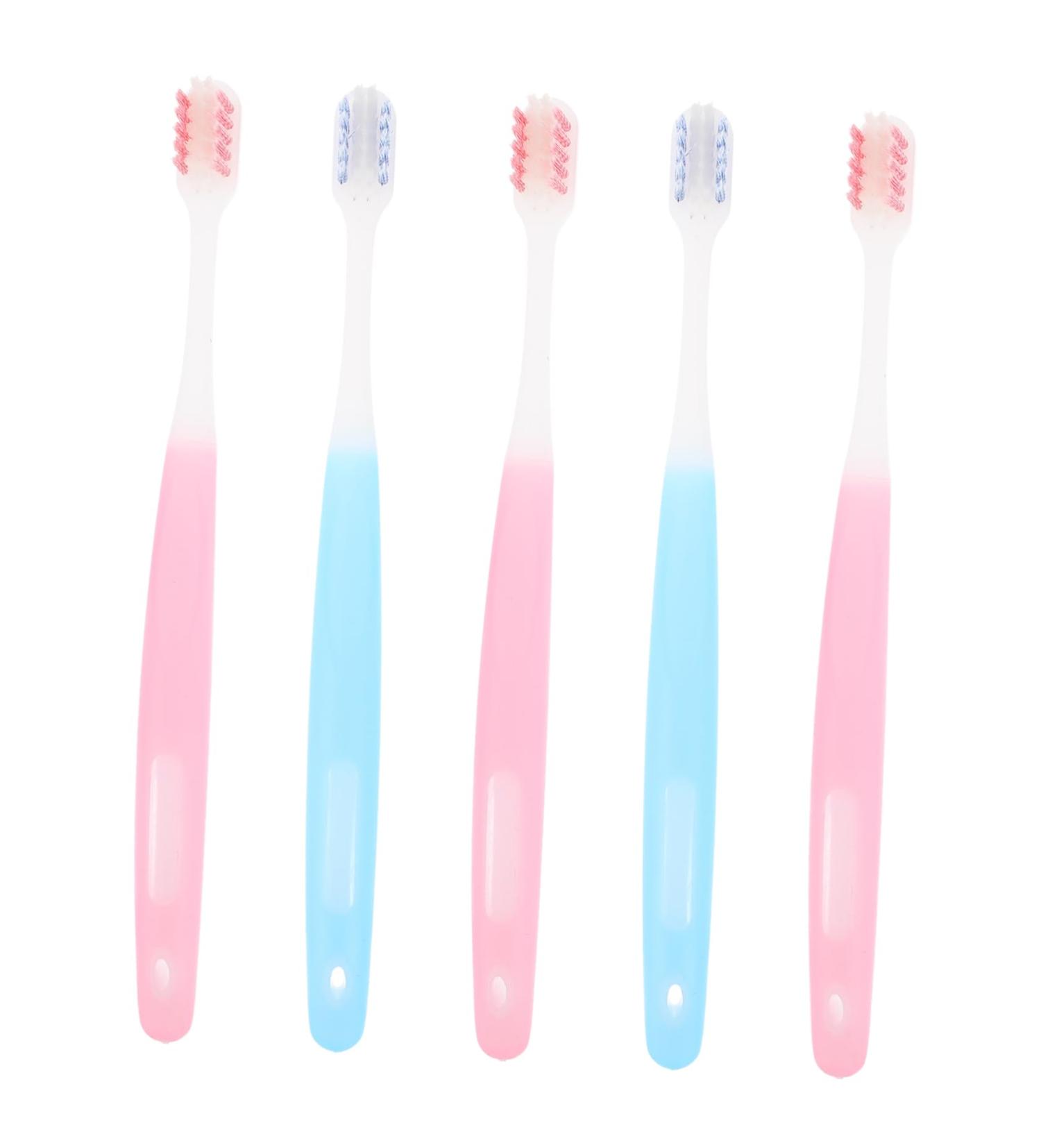 Buy Minkissy 5st Small Head Soft Toothbrush Set - Portable & Comfortable Dental Care for Insulin Pump Users | International Shipping Available - Buy Online on GoSupps.com