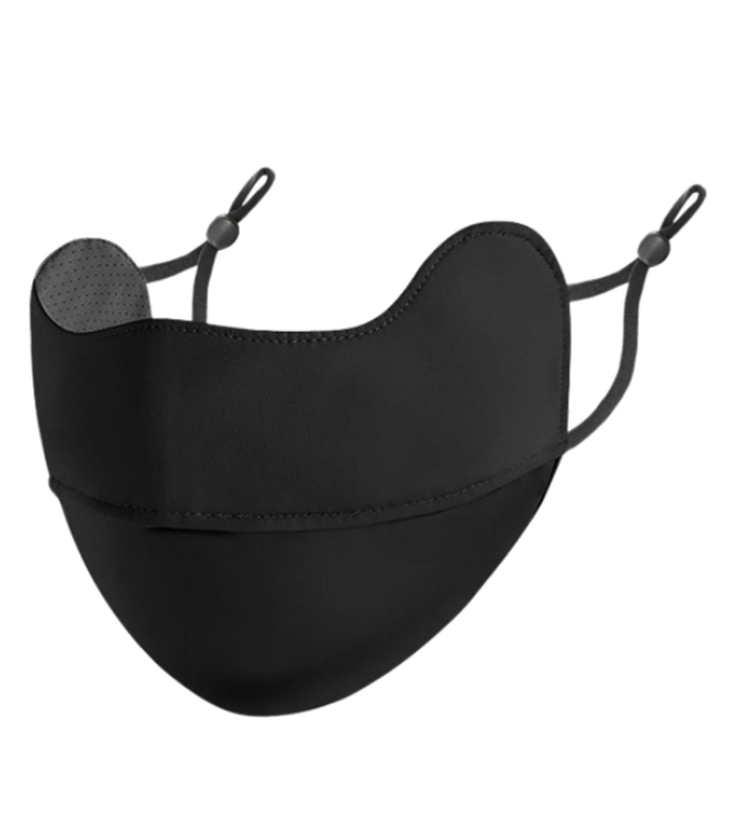 itrimaka UV Protection Masque Breathable UV Protection Ice Silk Sun Masque - Reusable Sun Shield Face for Women Sunscreen Masque for Fishing Hiking Cycling black - Buy Online on GoSupps.com