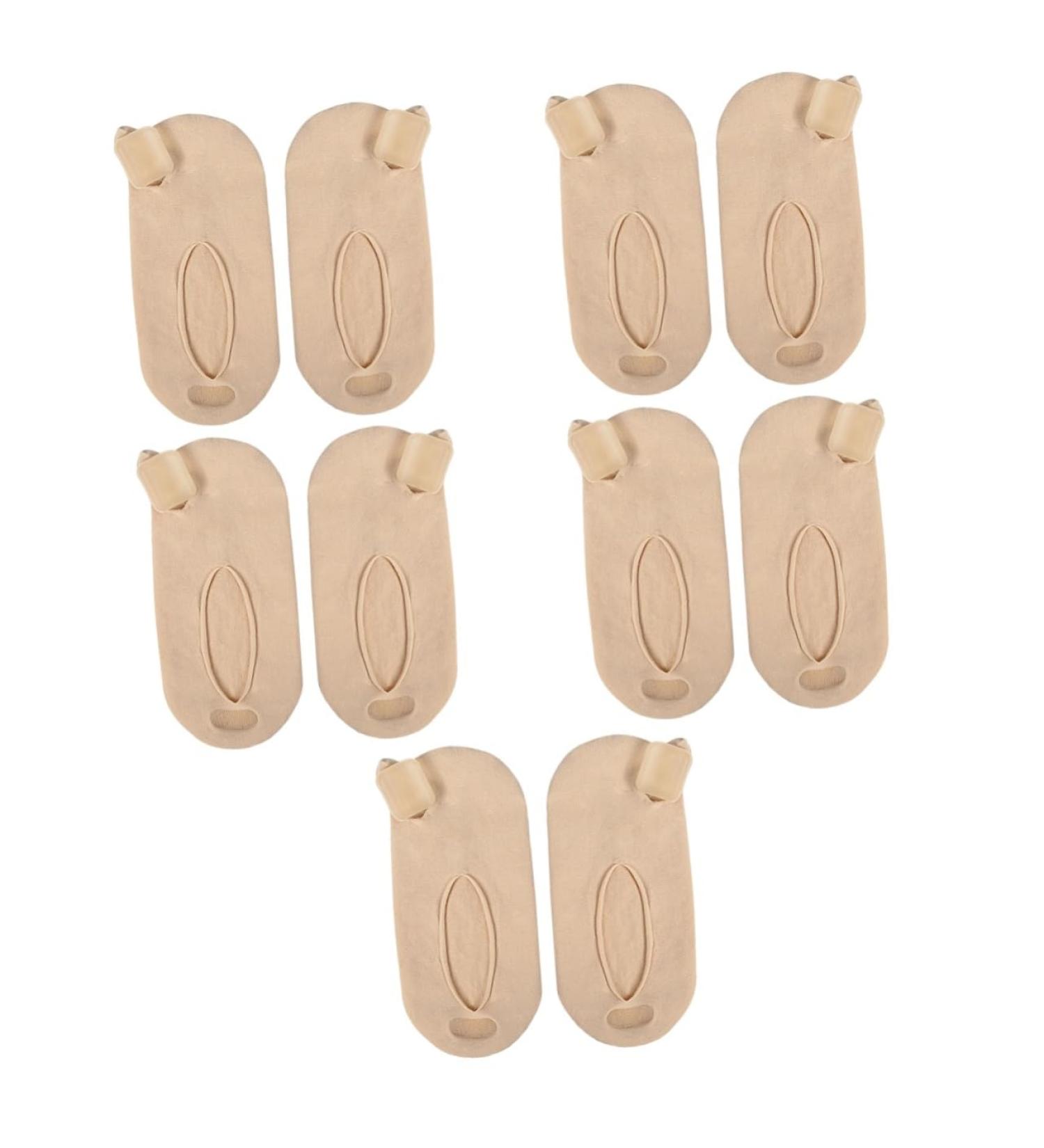 Healeved 5 Pairs Separator Boat Socks | Bunion Protector & Straightener | Unisex Polyester Fiber Socks for Comfort & Support - Buy Online on GoSupps.com