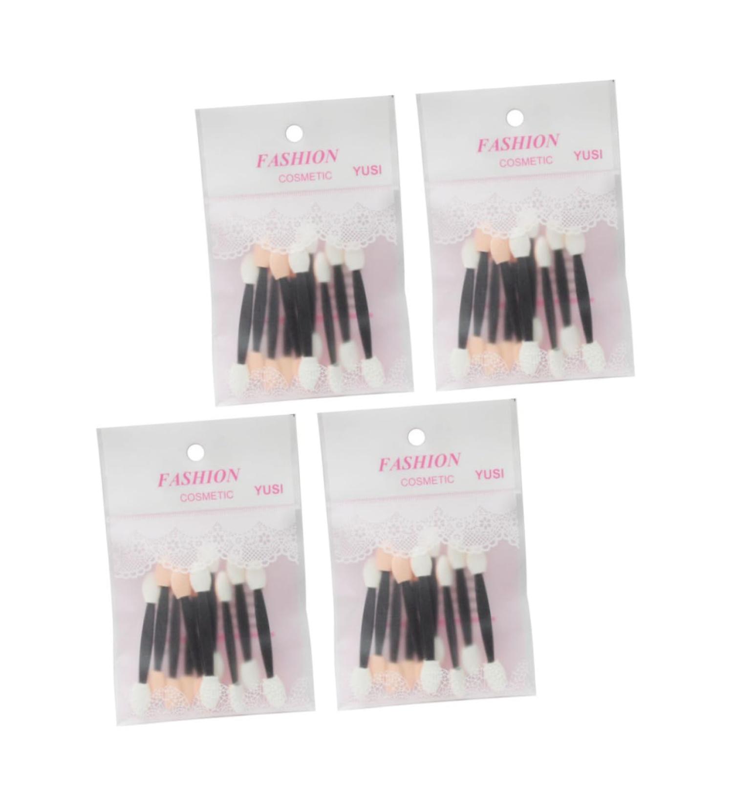 Balacoo 40pcs Sponge Stick Lip Gloss Applicator Foam Makeup Brush Double-head Eyeshadow Stick Accessories - Buy Online on GoSupps.com