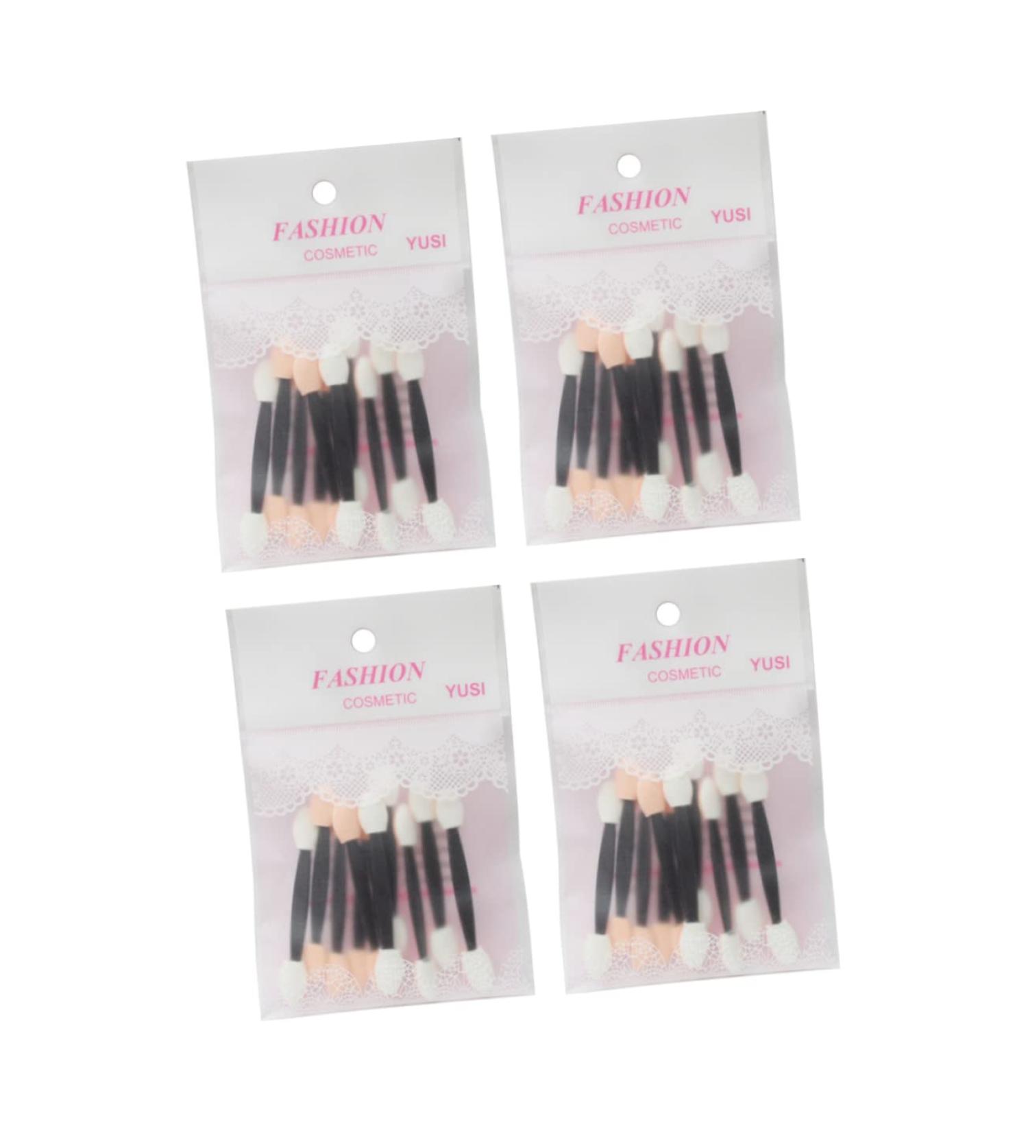 VINTORKY 40pcs Sponge Stick Mini Cosmetic Brushes Eyeshadow Application Brush Glitter Eyeshadow Plastic Abs - Buy Online on GoSupps.com