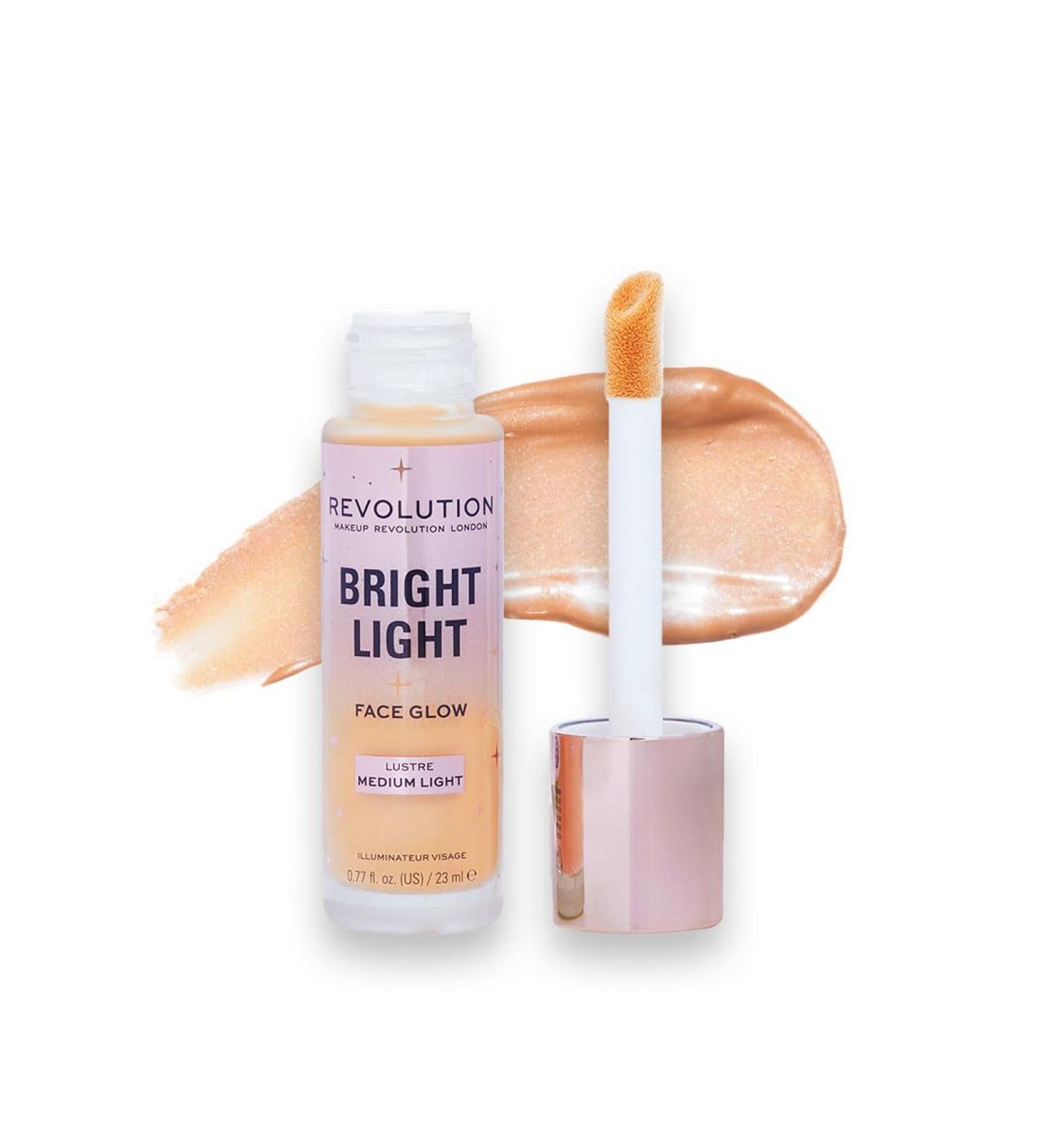 Makeup Revolution Bright Light Face Glow Brightening Skin Tint - Radiant Finish (Medium) - Buy Online on GoSupps.com