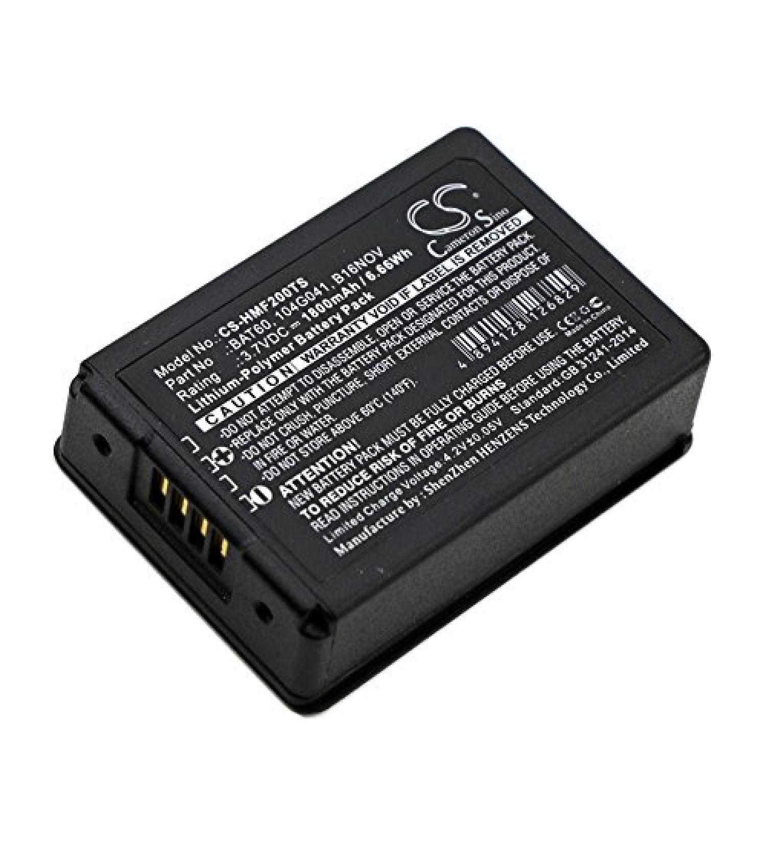 1800mAh Battery Replacement for Clear-Com FreeSpeak II BAT60 - 16NOV 104G041 (3.7V) | International Shipping Available - Buy Online on GoSupps.com