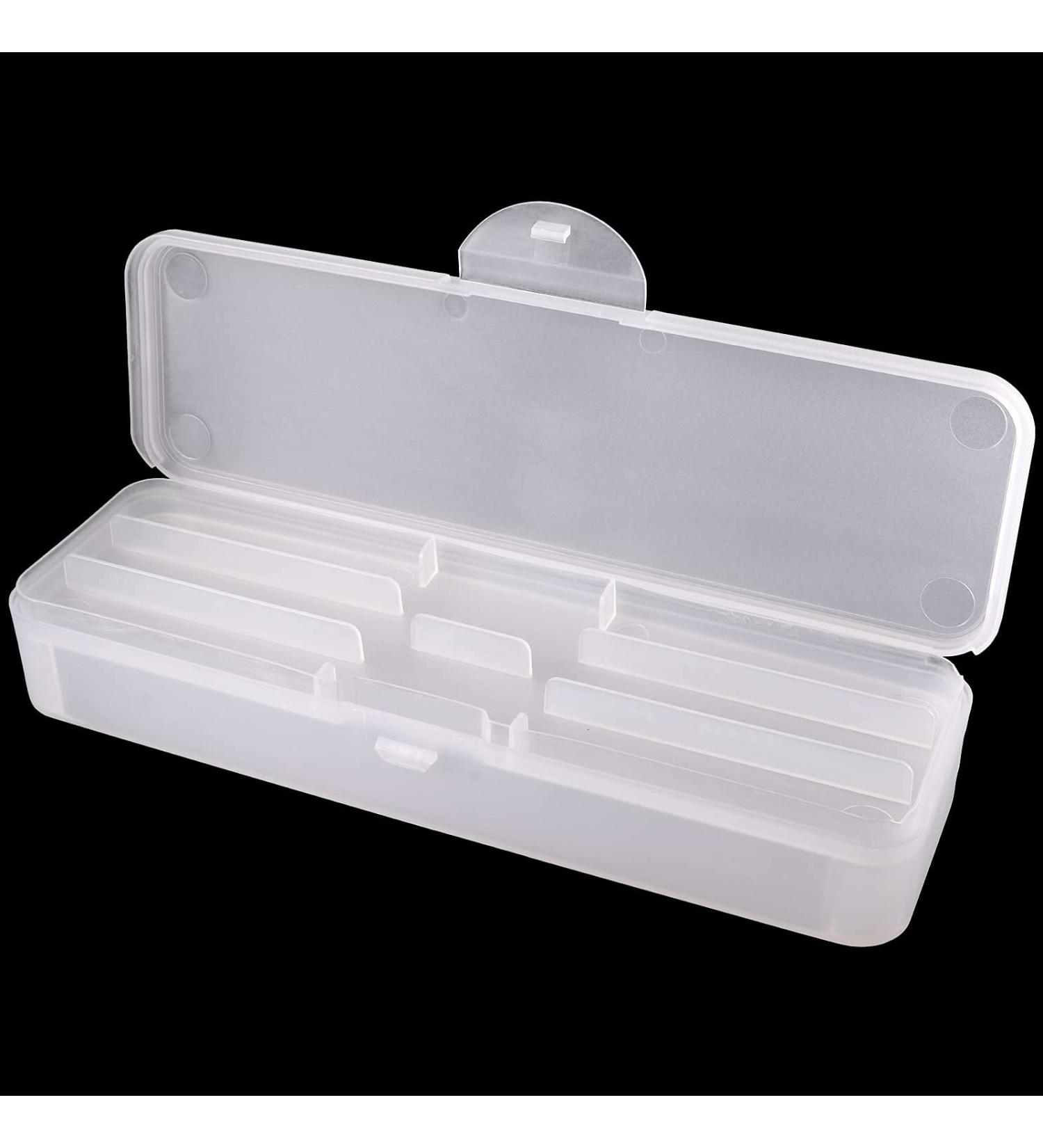 Beauticom Double-Layer Personal Storage Case for Nail Art Pens, Brushes, and Tools (Frosted White) - Buy Online on GoSupps.com