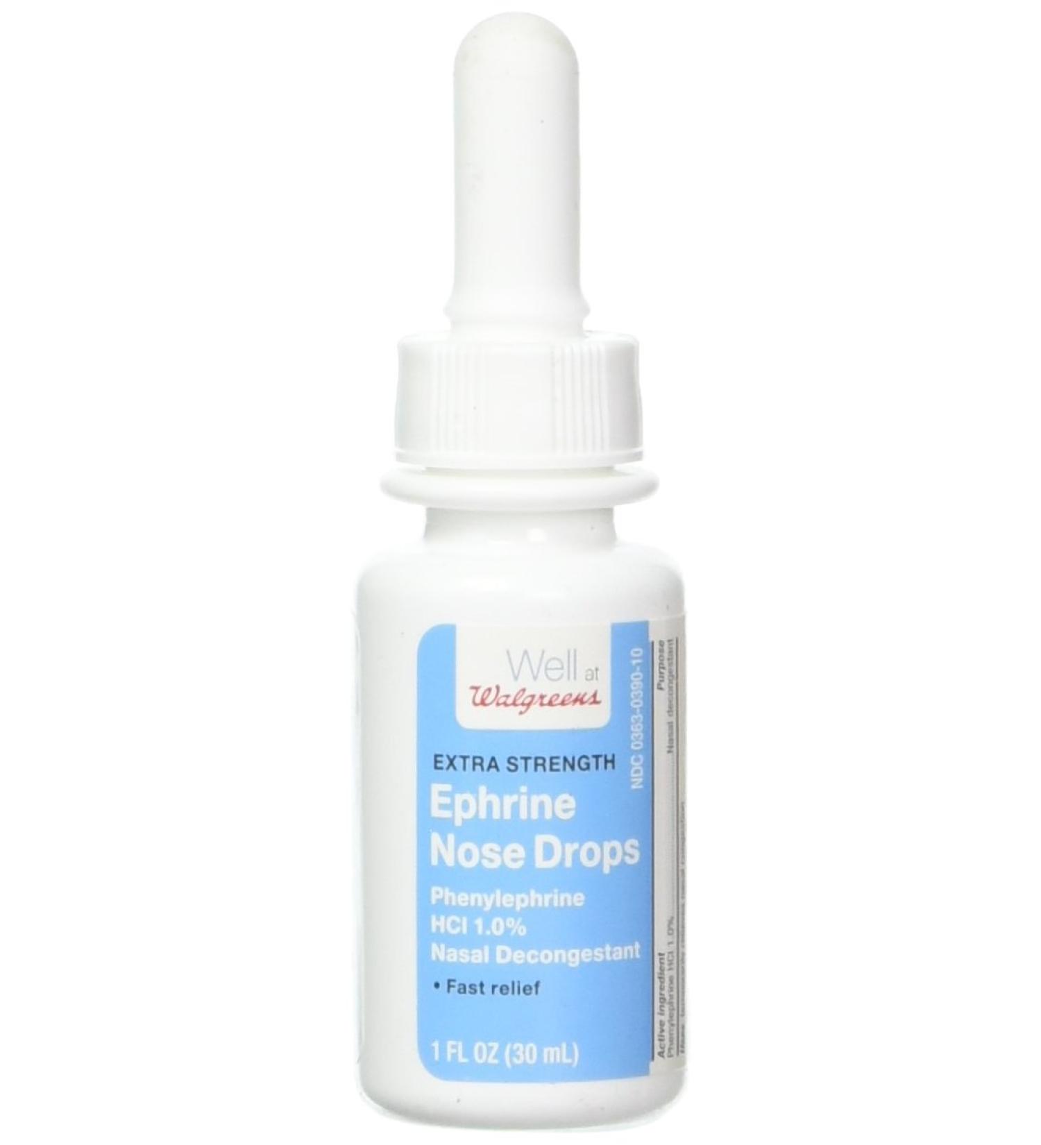 Buy Walgreens Ephrine Nose Drops 1 fl oz Online - Fast Relief - Buy Online on GoSupps.com
