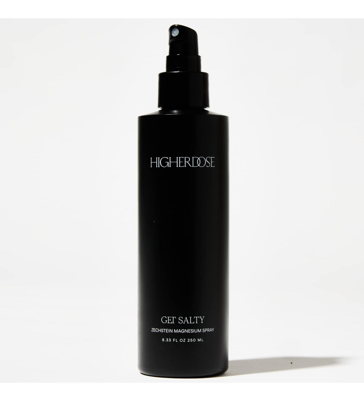 HigherDOSE GET Salty Spray - Purified Water & Magnesium Salt Topical Spray - Muscle Recovery & Mood Support - 8.33 Fl Oz - Buy Online on GoSupps.com