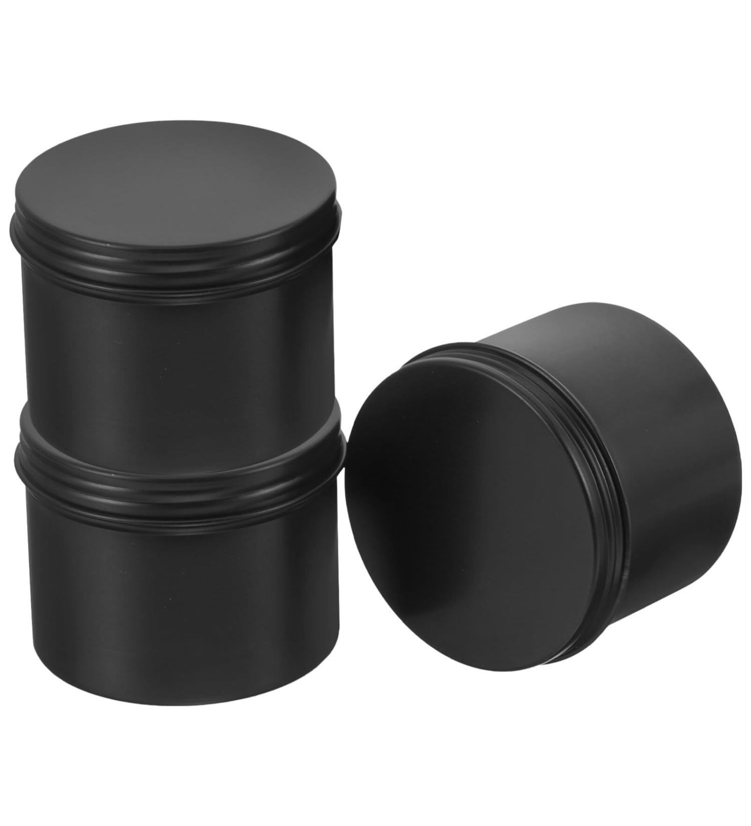 Healeved 3st shower soap holder Cremedosis Small airtight container Candle cans made of metal make-up plugs soap box for the bathroom cream fall organizer travel aluminum round