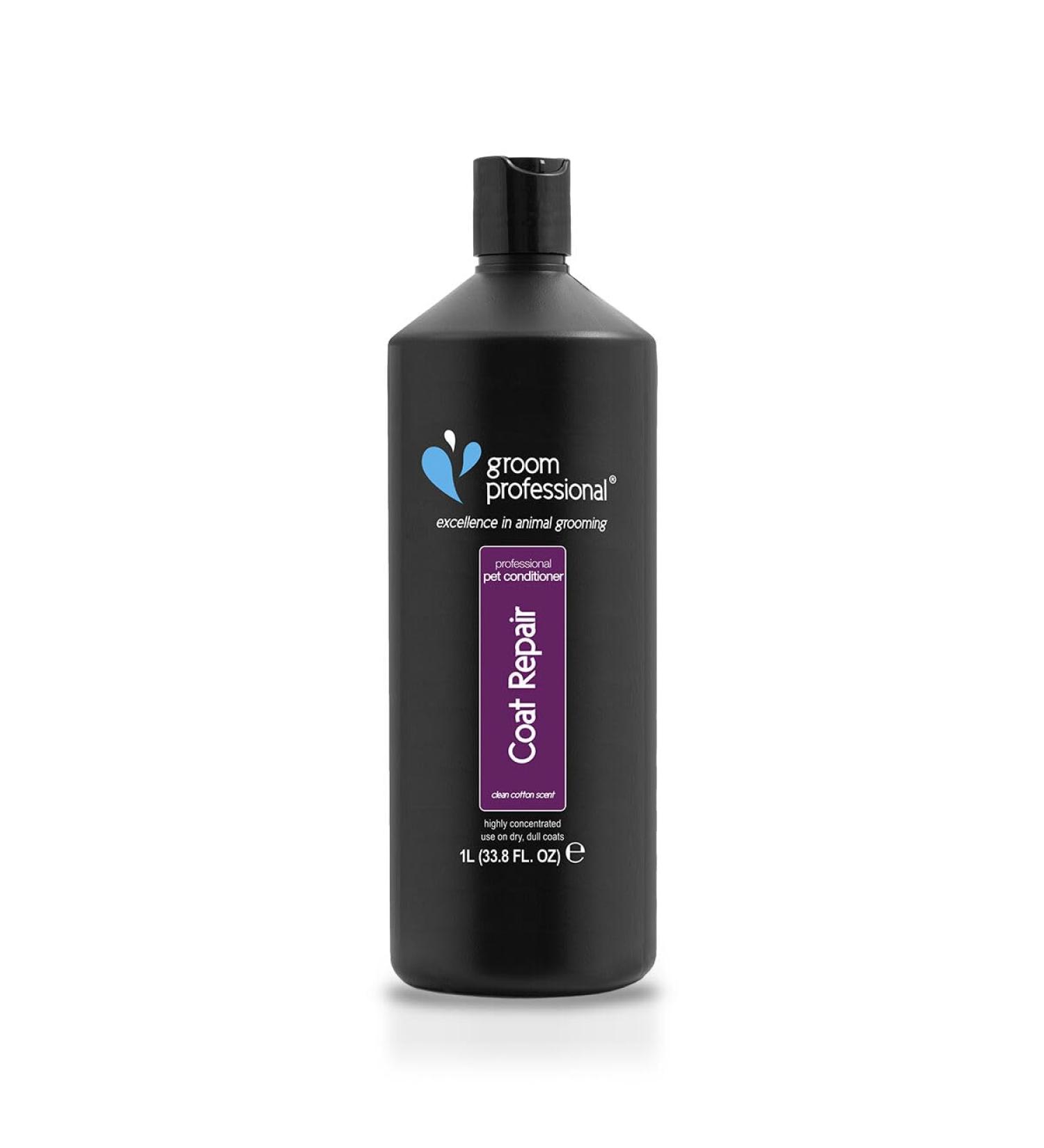 GROOM Professional Coat Repair Conditioner for Dogs | 1L - Repair Damaged Hair Soothes Dry & Itchy Skin Softens Fur - Buy Online on GoSupps.com