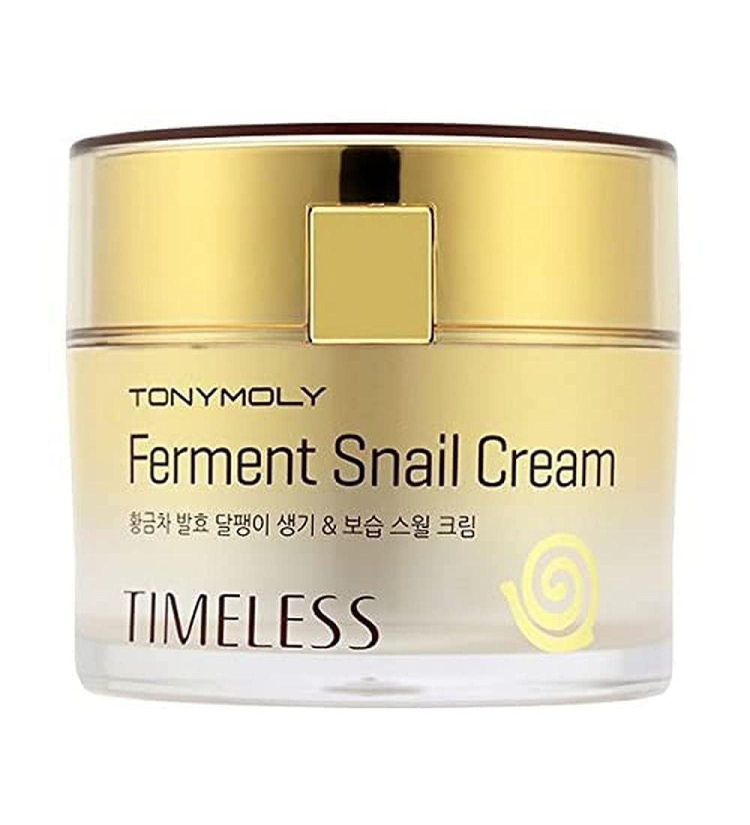 TONYMOLY Timeless Ferment Snail Cream 10.4 oz - Hydrating Skincare (1 Pack) - Buy Online on GoSupps.com