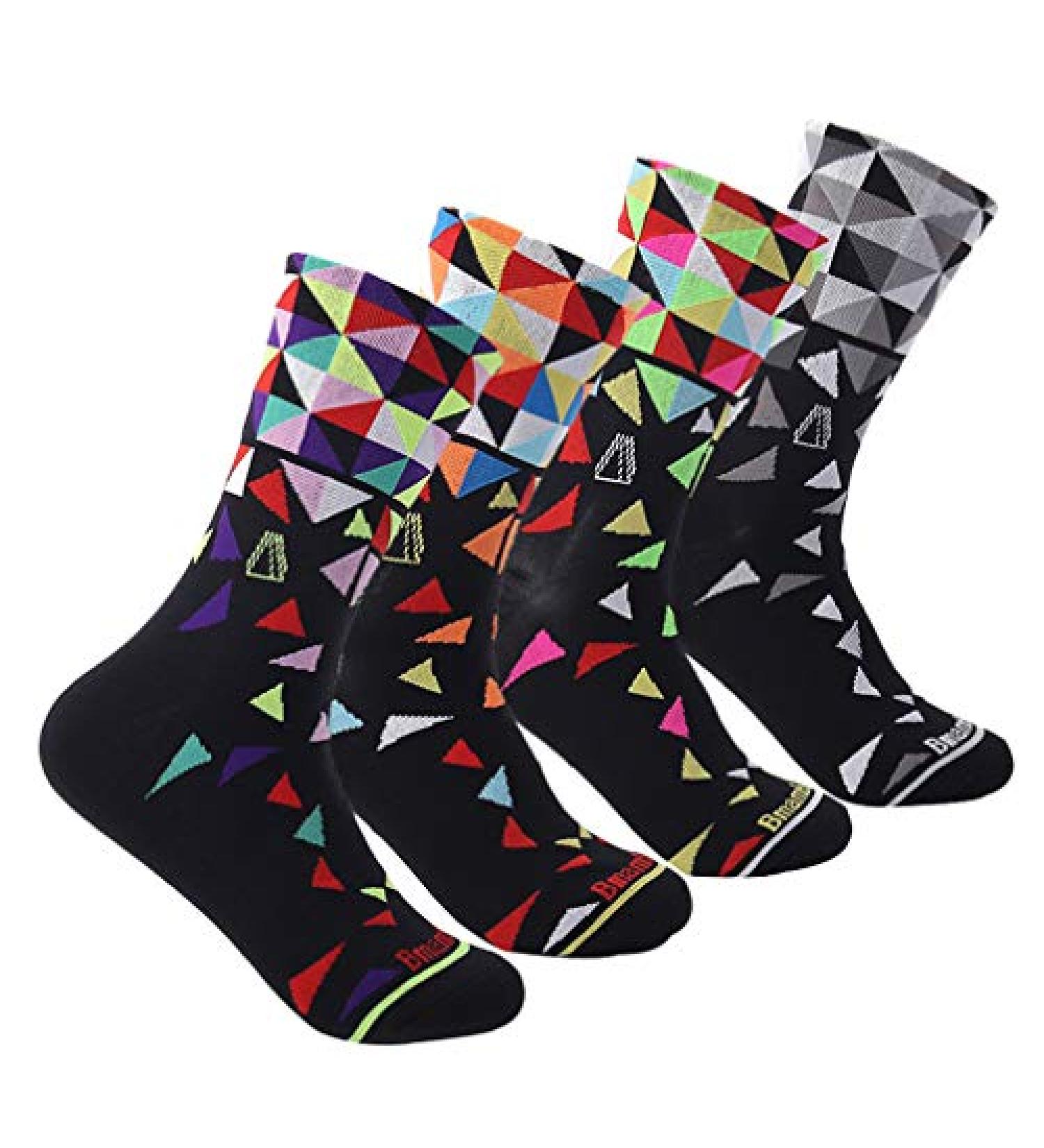 Compressprint Unisex Cycling & Running Compression Sports Socks - Mixed Color - Buy Online on GoSupps.com