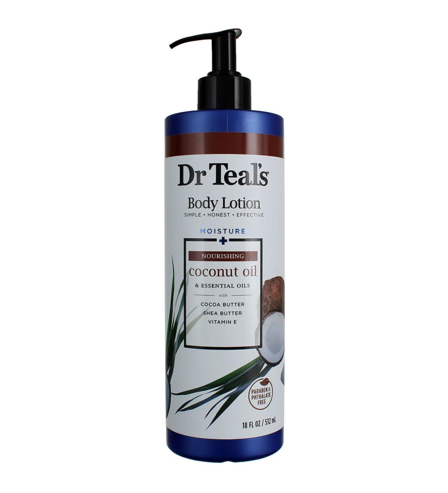 Dr Teal's Coconut Body Lotion - Pack of 2 | Nourishing & Hydrating Body Care | Fast International Shipping - Buy Online on GoSupps.com