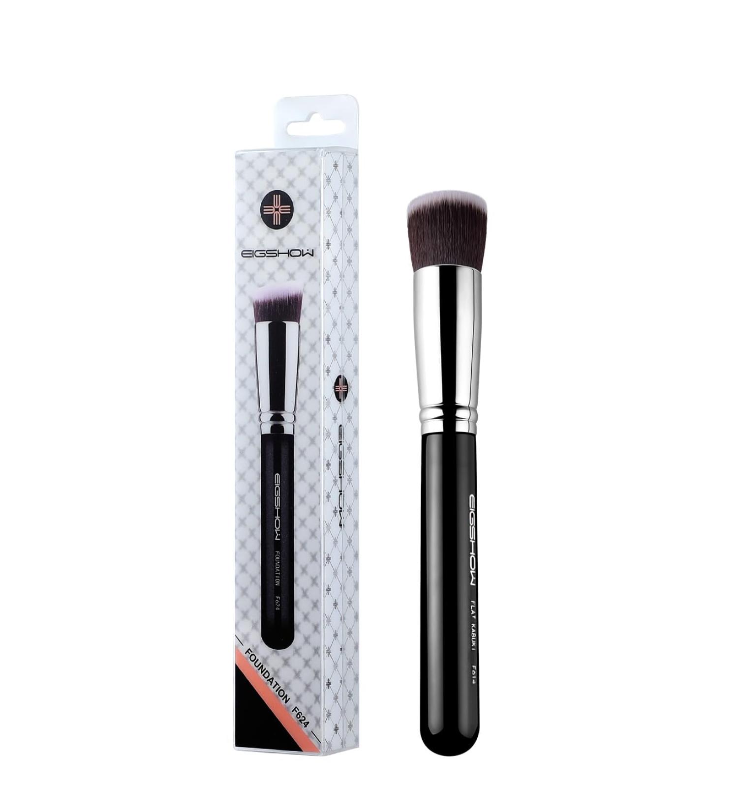 Flat Kabuki Foundation Brush - EIGSHOW Face Makeup Tool for Liquid and Cream Foundation - Kabuki Makeup F614 - Buy Online on GoSupps.com