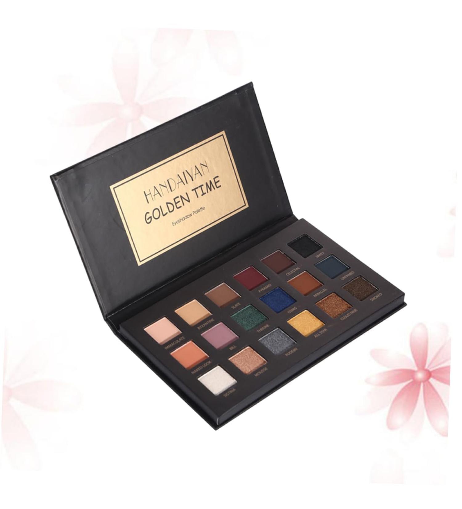 FOMIYES 18 Matte Cream Eyeshadow Makeup Palette Eyeshadow Eyeshadow Eye Shadow Miss Tray Flash medium Black - Buy Online on GoSupps.com