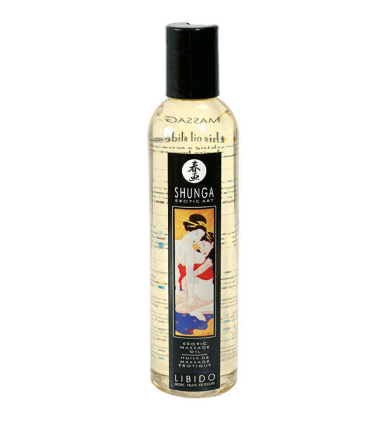 Shunga Erotic Massage Oil - Exotic Fruits 250 mL | Boost Libido & Sensual Experience - Buy Online on GoSupps.com