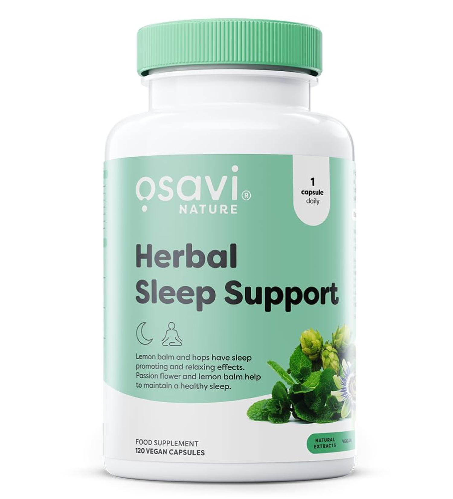 Osavi Herbal Sleep Support Melatonin Free 120 vegan caps - Buy Online on GoSupps.com
