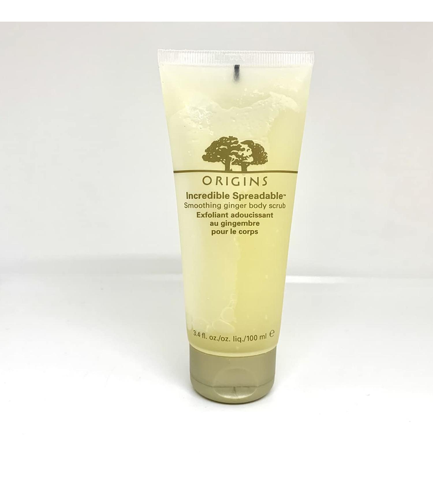ORIGINS INCREDIBLE SPREADABLE ESMOOTHING GINGER BODY SCRUB 100 ML