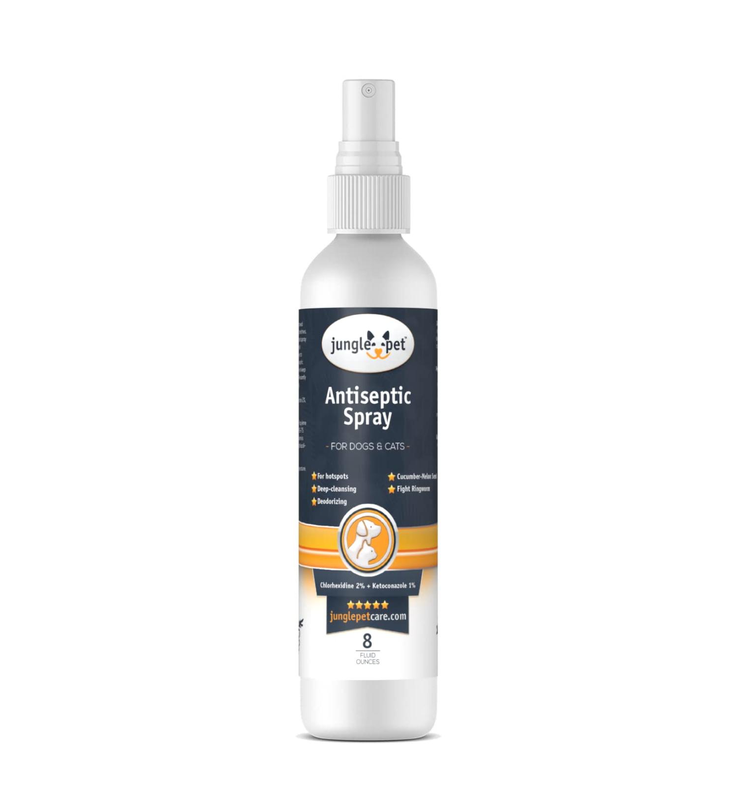 Jungle Pet Anti-Itch Spray for Dogs and Cats - Hotspot Treatment for Itchy Skin - 8 oz - Buy Online on GoSupps.com