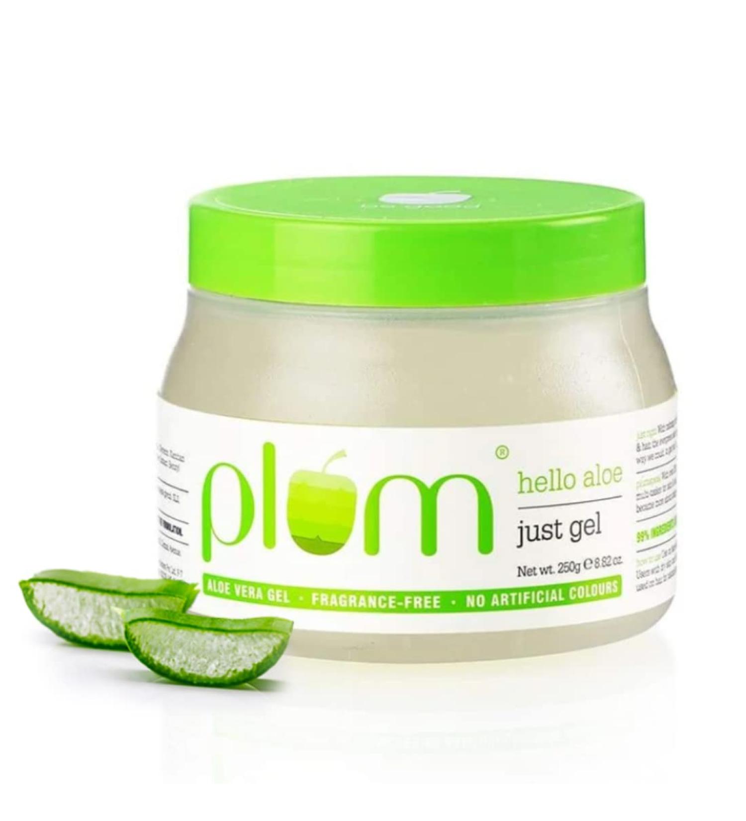 Plum Natural Aloe Vera Face Moisturizing Gel - 100% Vegan Fragrance-Free Deeply Nourishing for All Skin Types - 8.82 Fl Oz - Buy Online on GoSupps.com